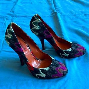 Classic Missoni Heels. Size 38.
